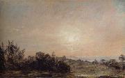 John Constable, Hampstead Heath looking to Harrwo